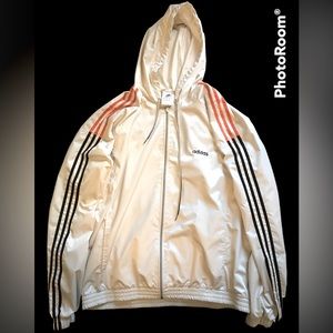 Adidas Mens warm up jacket, beige